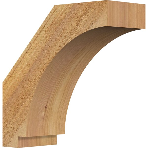 Ekena Millwork 4"W x 10"D x 10"H Imperial Rough Sawn Knee Brace, Western Red Cedar BRC04X10X10IMP00RWR - main